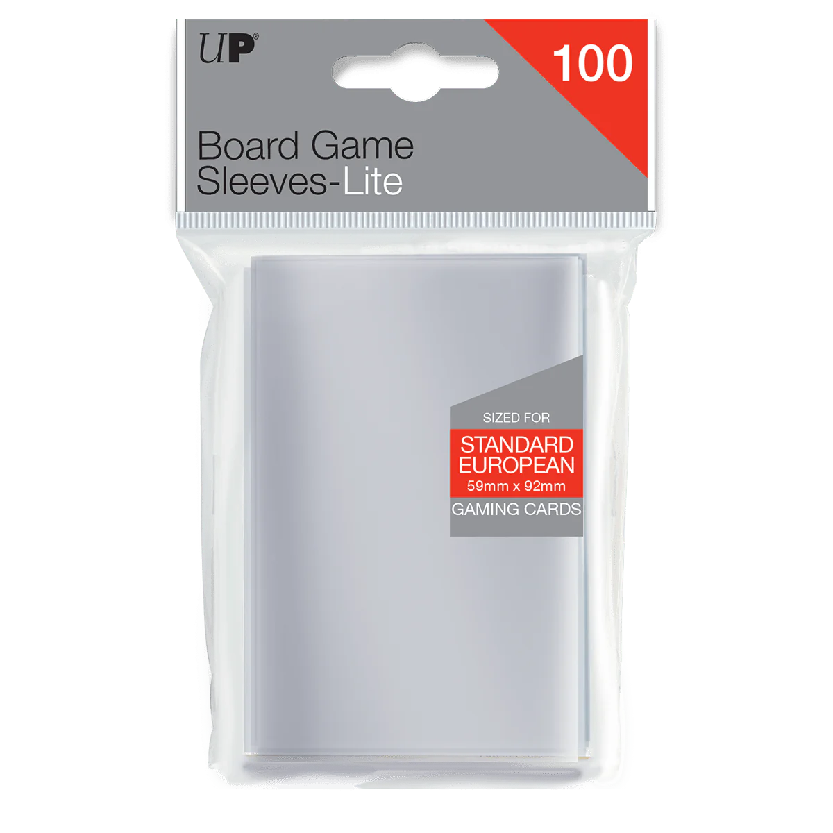 Ultra Pro: Lite Standard European Board Game Sleeves - 59mm x 92mm 100ct