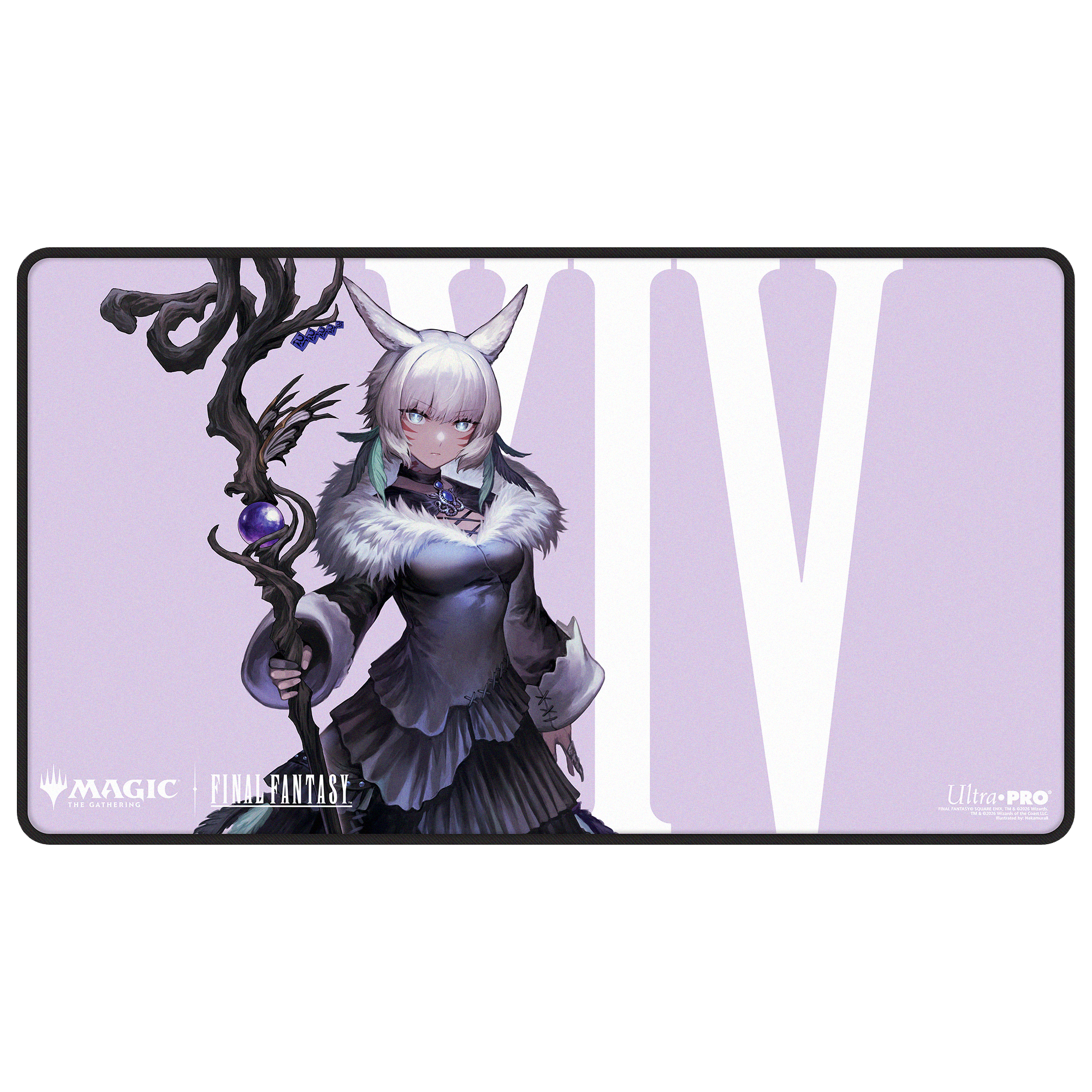 Ultra Pro | MTG - FINAL FANTASY - Y'shtola, Night's Blessed | Black-Stitched Playmat