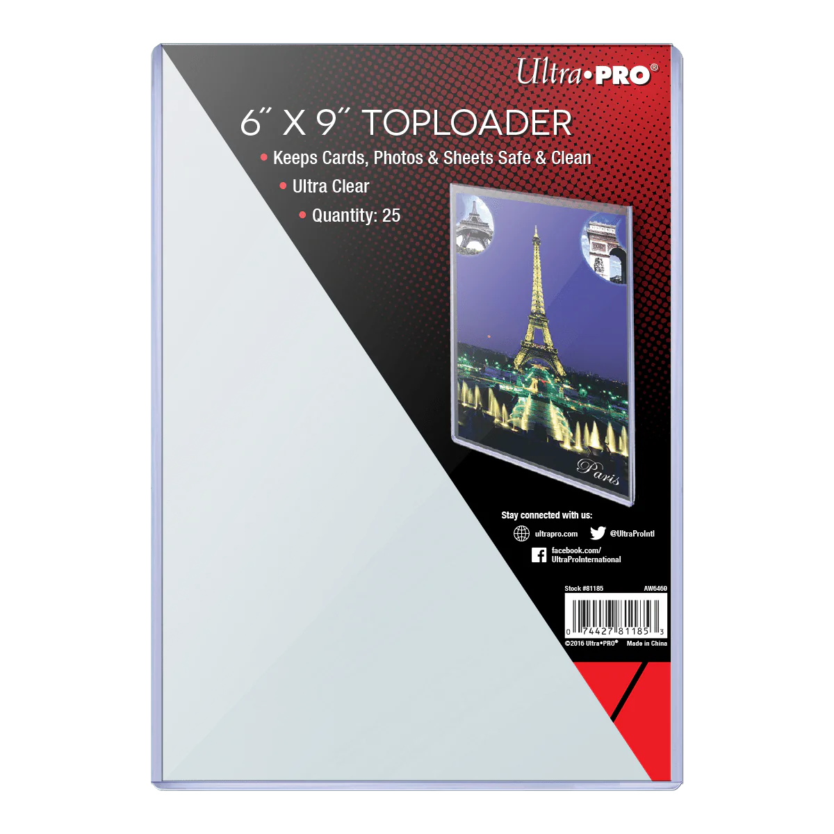 Ultra Pro | 6" x 9" | Toploader (25ct)
