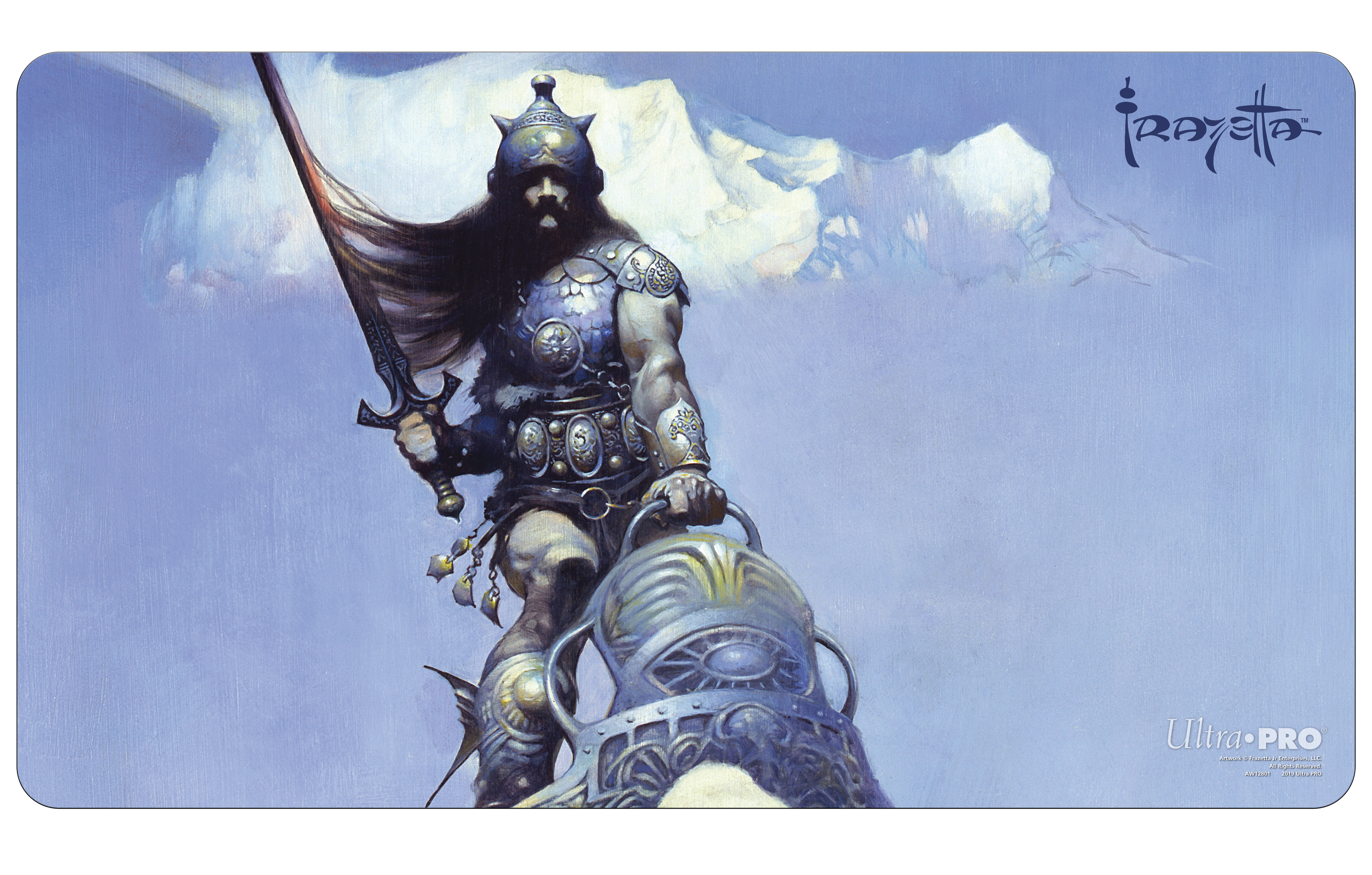 Ultra Pro - "Silver Warrior" by Frank Frazetta Playmat für Tabletop
