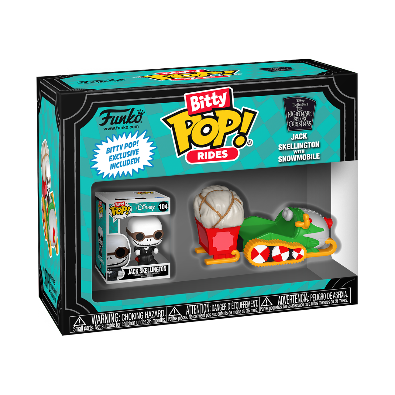 Bitty POP! Ride: Jack Skellington with Snowmobile - Disney