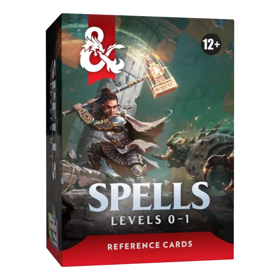 Dungeons & Dragons | Spells Lvl 0-1 | Reference Cards (EN)